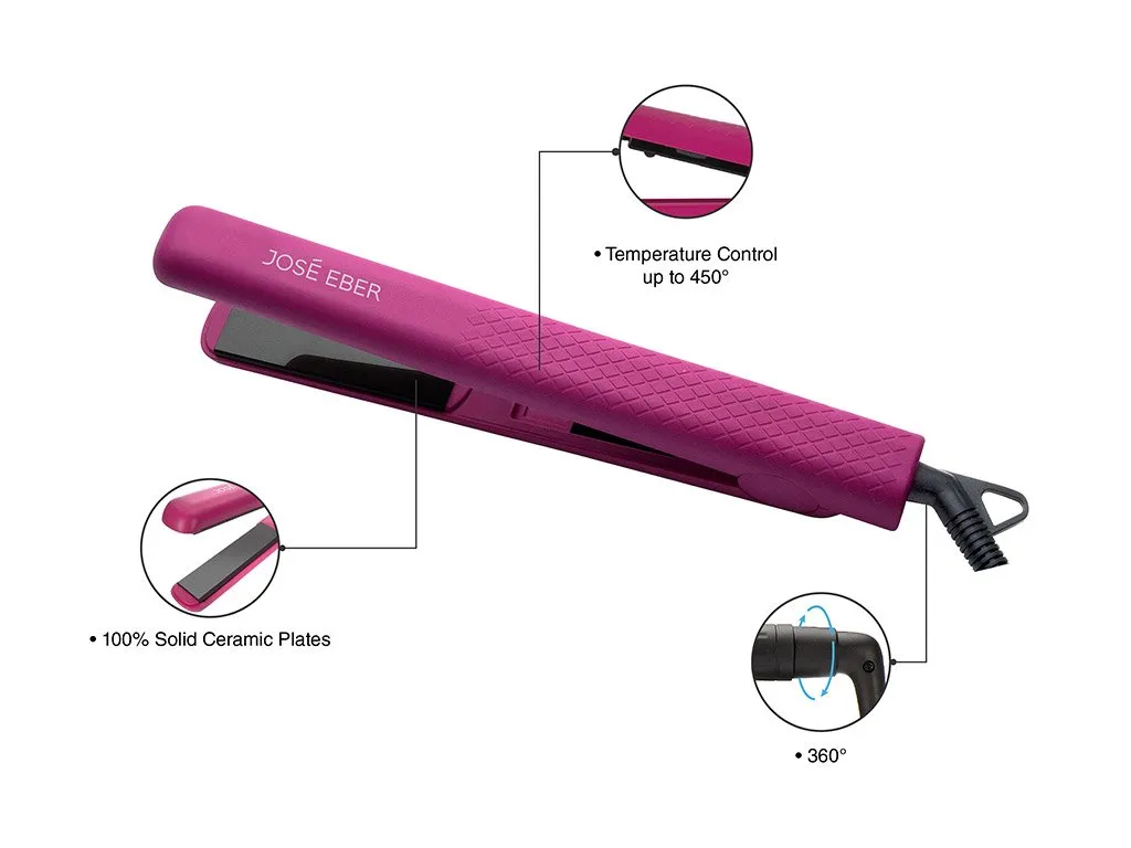 100% Ceramic 1.25” Straightening Iron