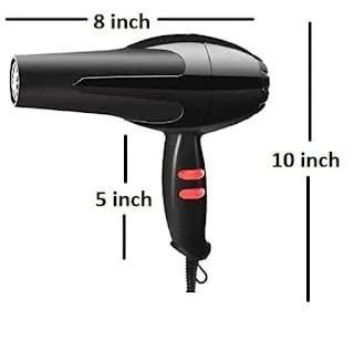 1500W Professional Hair Dryer with Large Air Inlet, Quiet Operation, and Cool Shot for Stylish Results