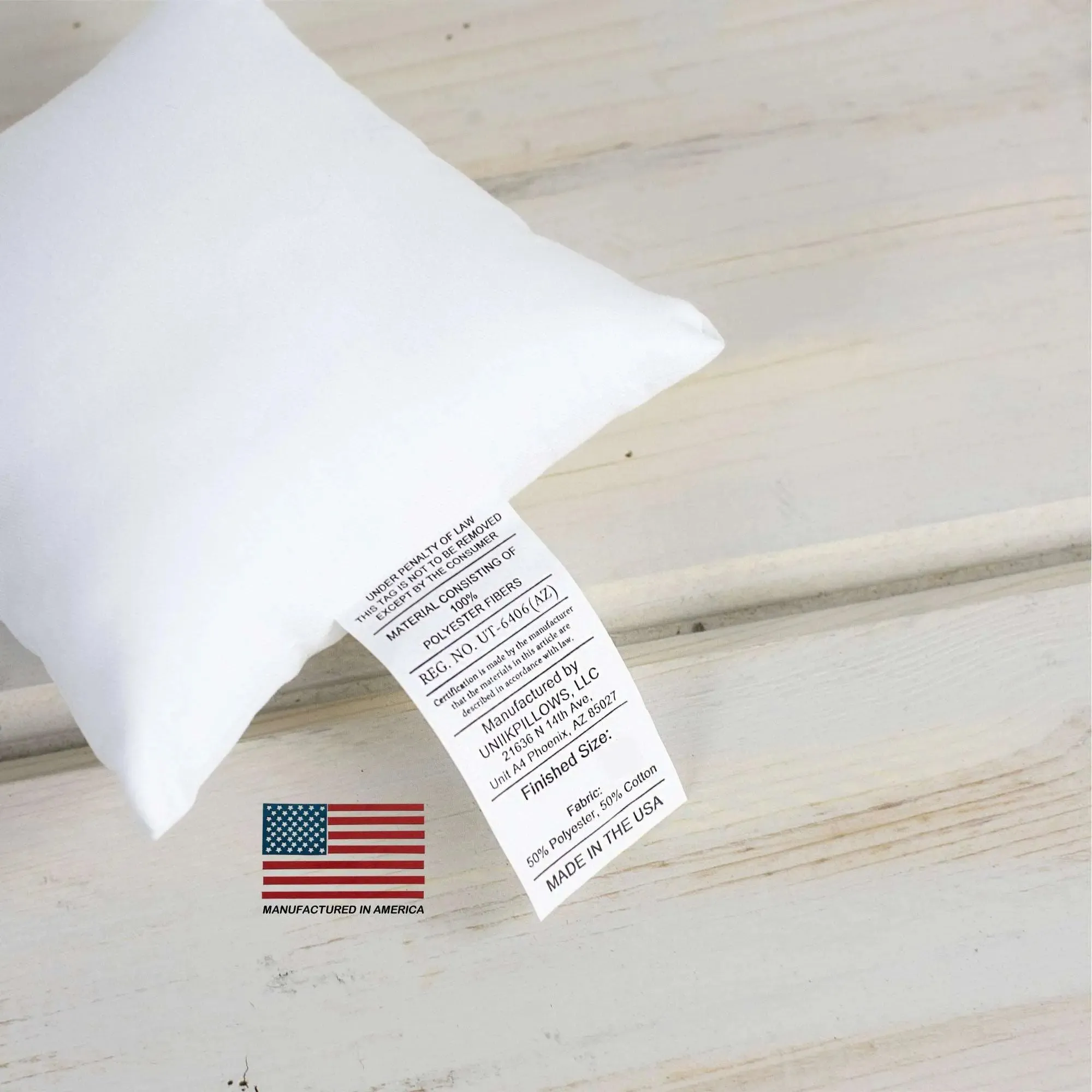 30x30 | Indoor Outdoor Hypoallergenic Polyester Pillow Insert | Quality Insert | Pillow Inners | Throw Pillow Insert | Square Pillow Inserts