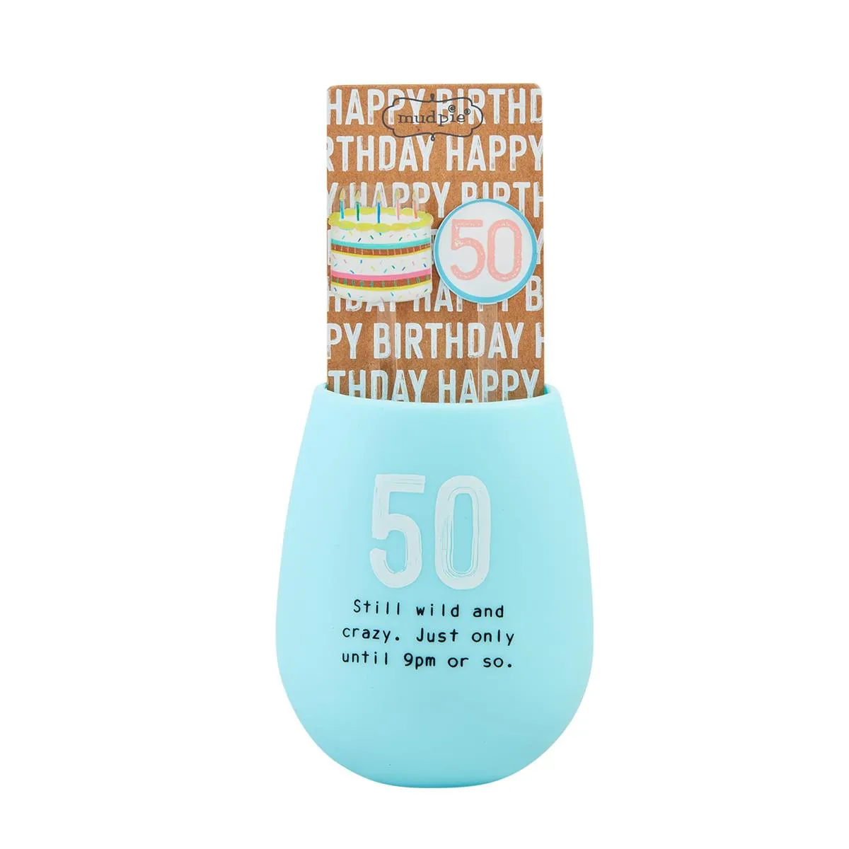 50th Bday Silicone Cup