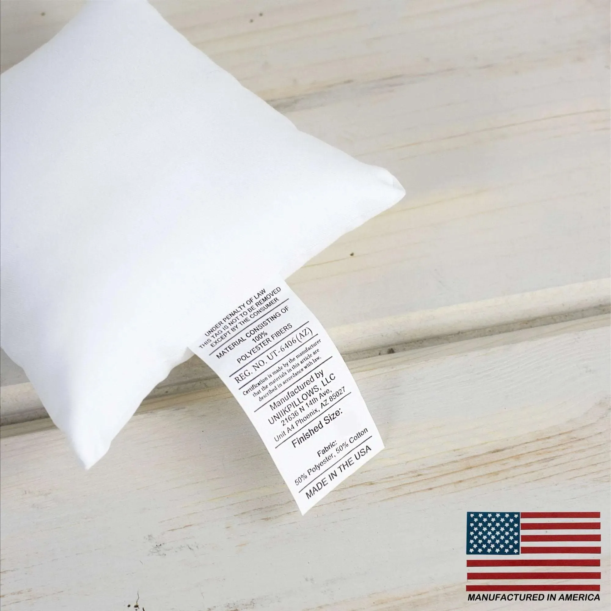 5x5 | Square Angel Hair Insert | Indoor Outdoor Down Alternative Hypoallergenic Pillow Insert | Quality Insert | Premium Insert