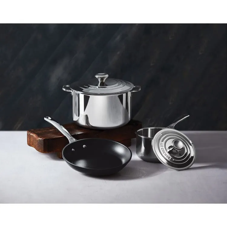 7-Quart Stainless Steel Stockpot with Lid