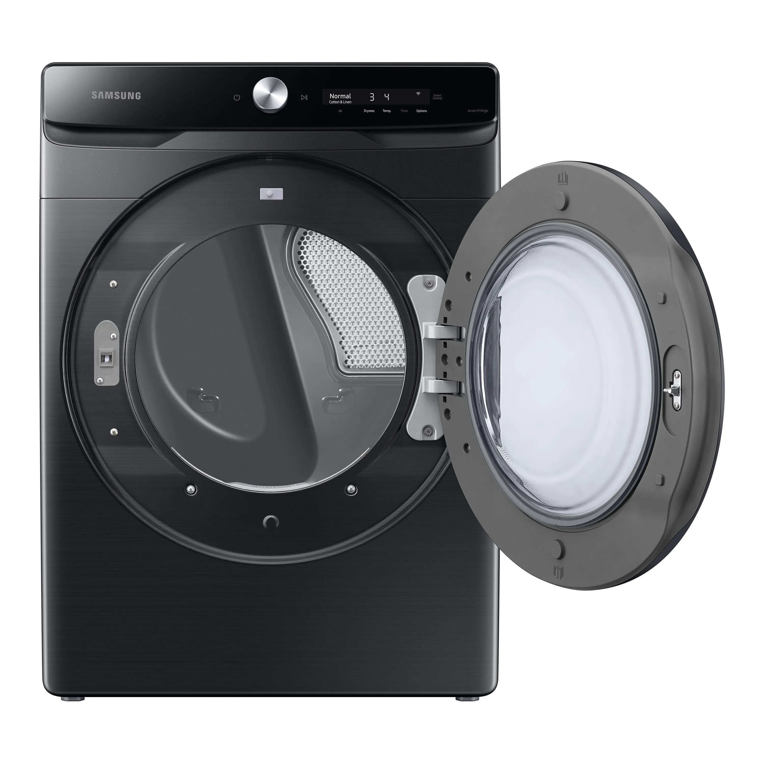 7.5 cu. ft. Smart Dial Electric Dryer with Super Speed Dry in Brushed Black - (DVE50A8600V)