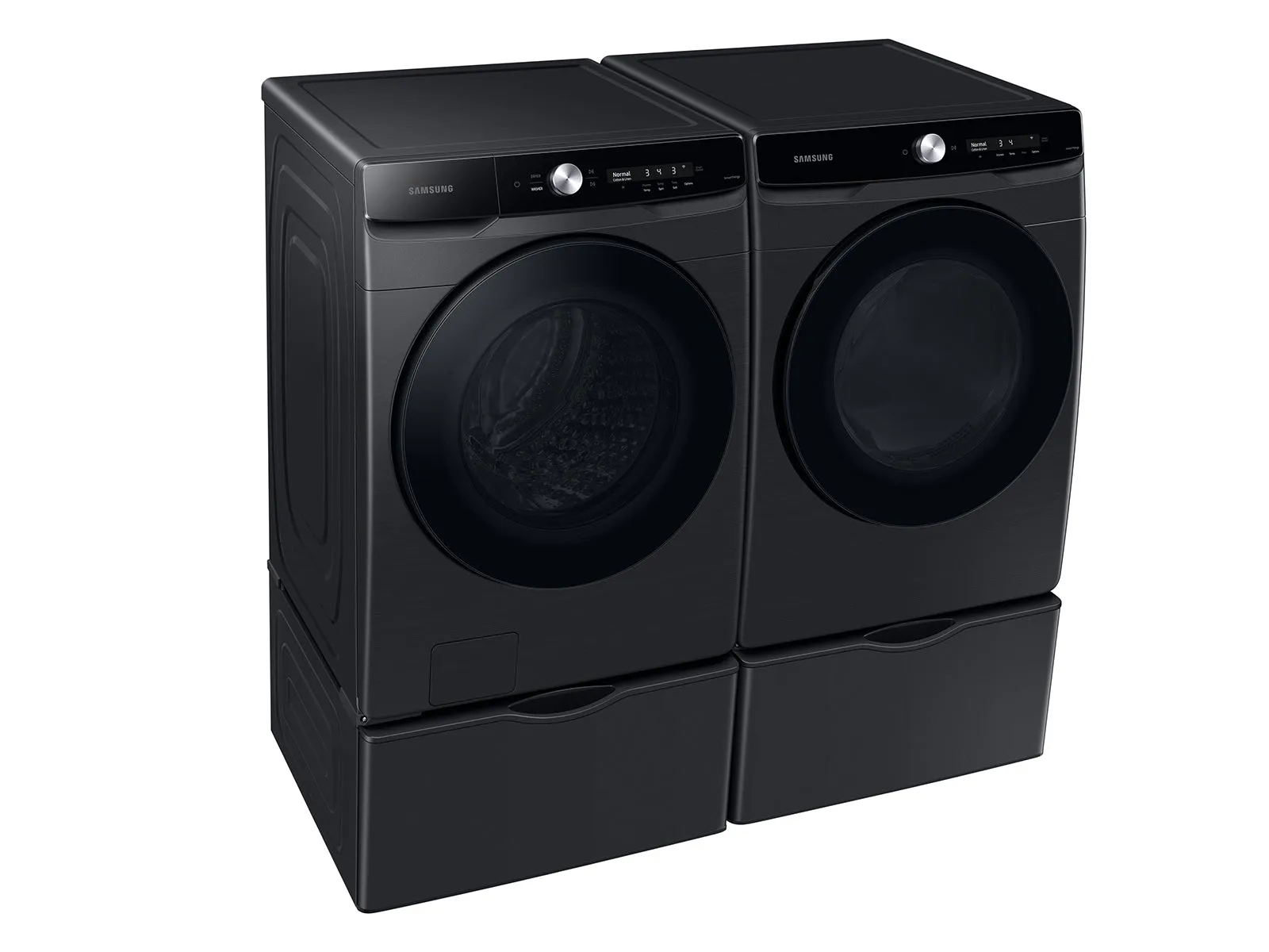 7.5 cu. ft. Smart Dial Electric Dryer with Super Speed Dry in Brushed Black - (DVE50A8600V)