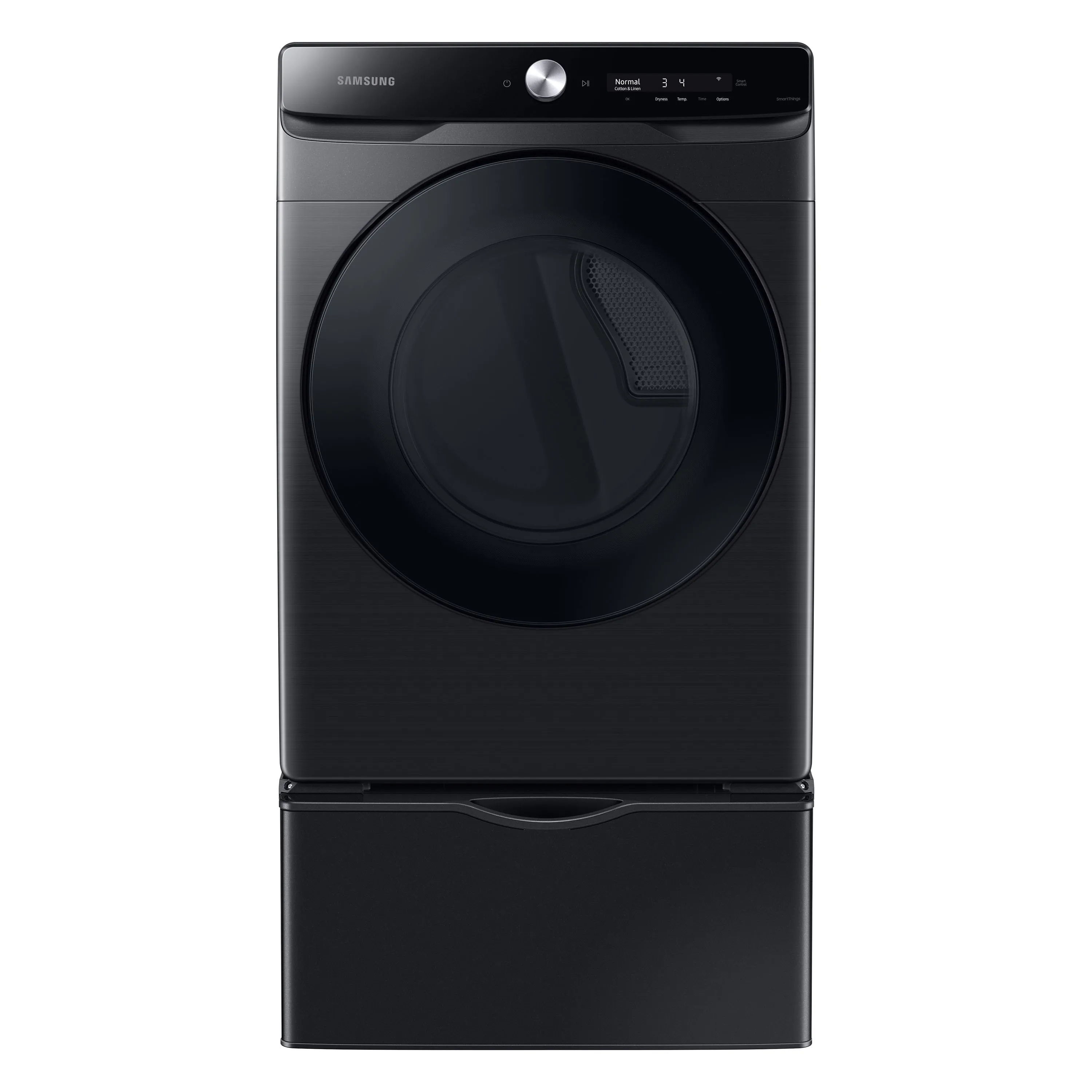 7.5 cu. ft. Smart Dial Electric Dryer with Super Speed Dry in Brushed Black - (DVE50A8600V)