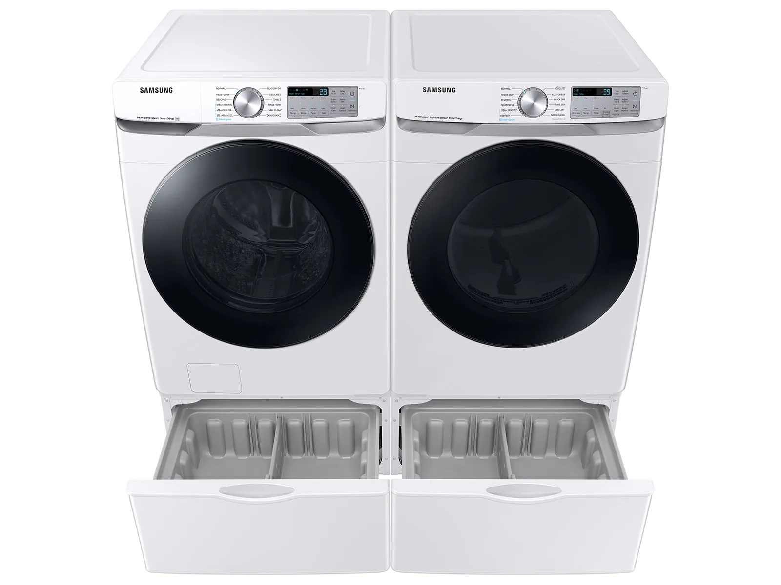 7.5 cu. ft. Smart Electric Dryer with Steam Sanitize  in White - (DVE45B6300W)