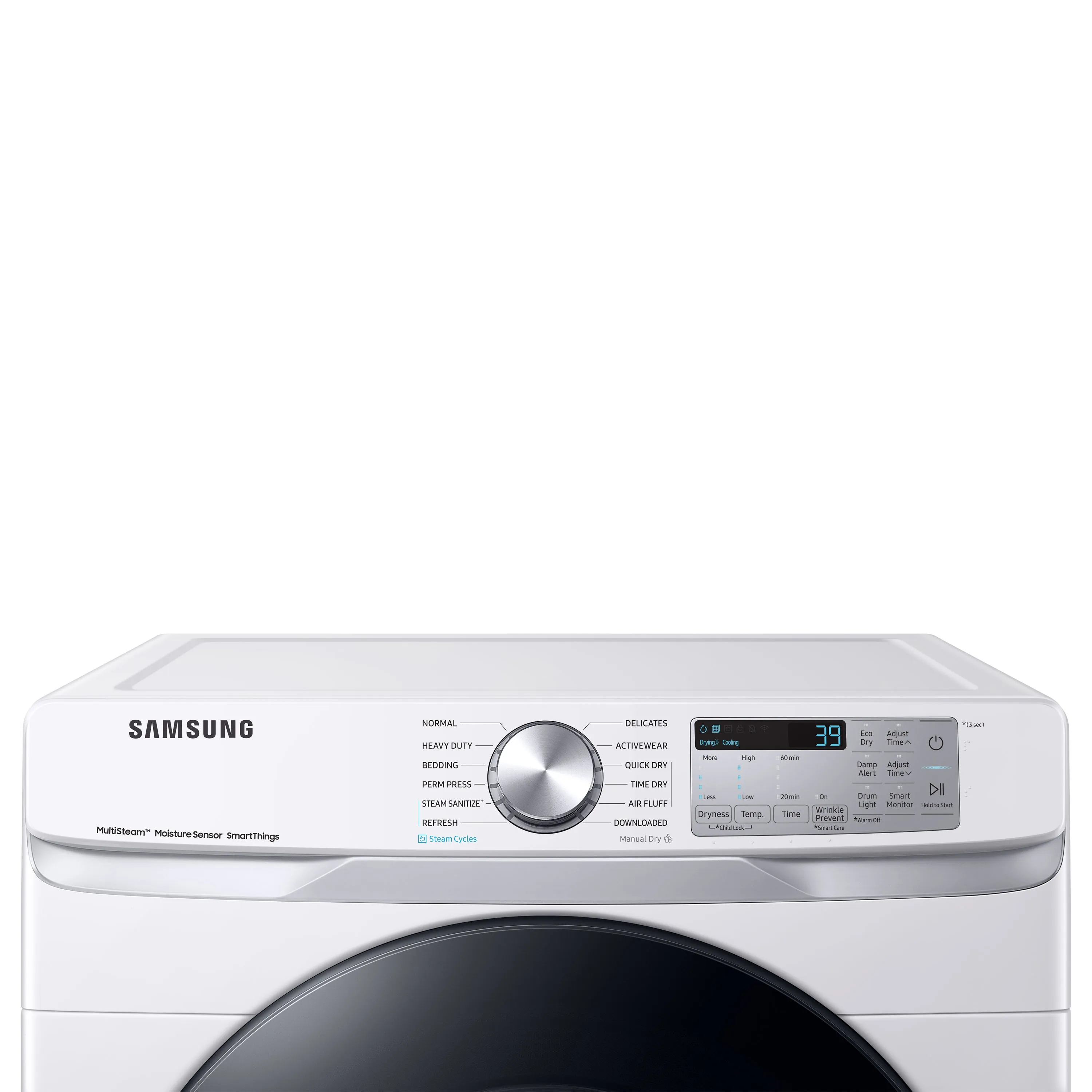 7.5 cu. ft. Smart Electric Dryer with Steam Sanitize  in White - (DVE45B6300W)