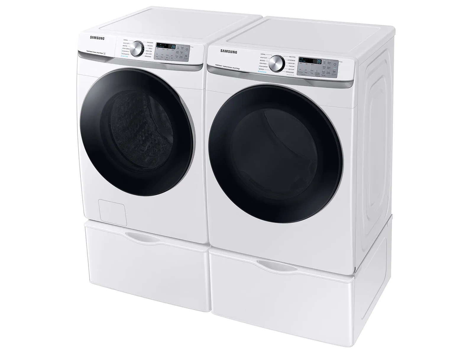 7.5 cu. ft. Smart Electric Dryer with Steam Sanitize  in White - (DVE45B6300W)