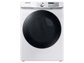 7.5 cu. ft. Smart Electric Dryer with Steam Sanitize  in White - (DVE45B6300W)