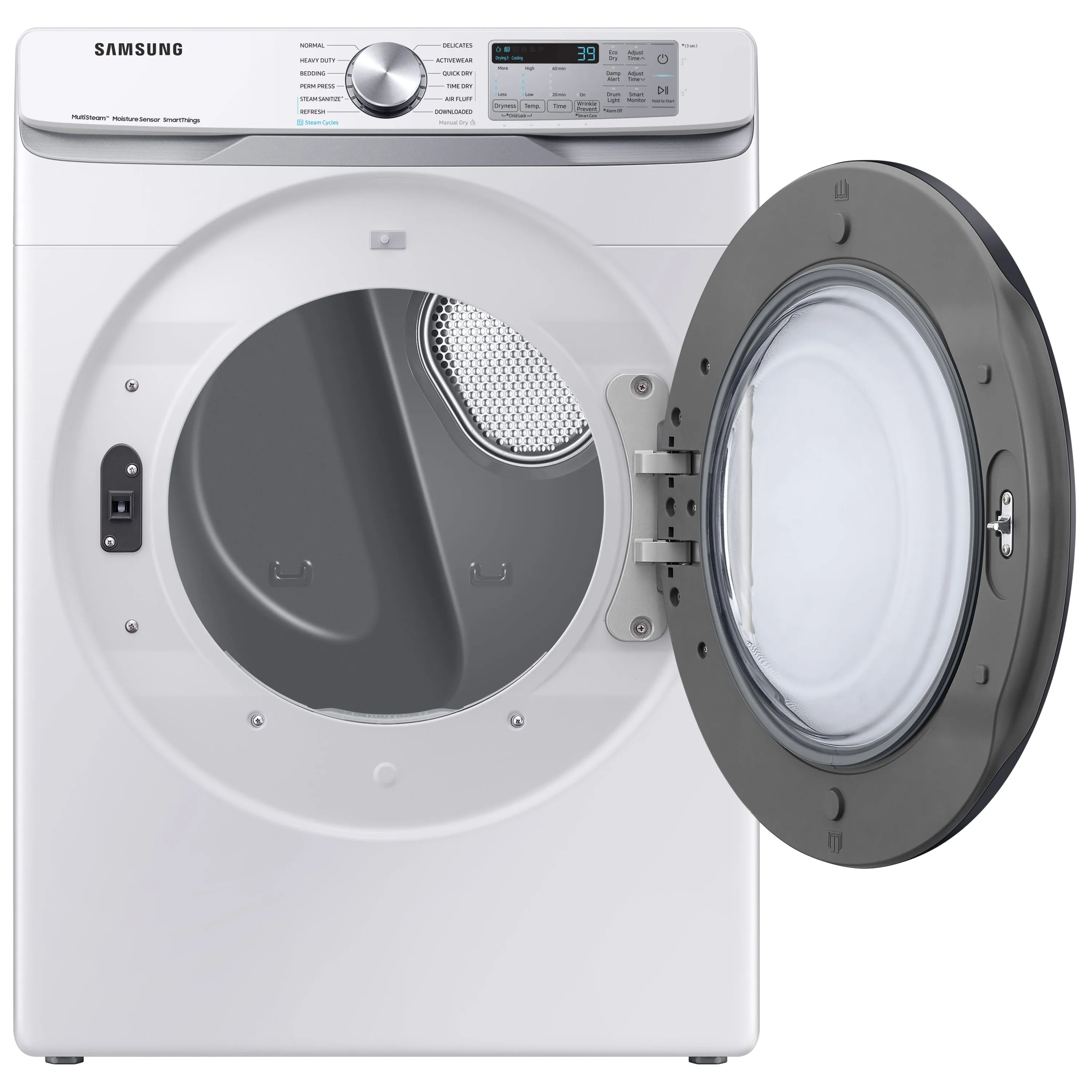 7.5 cu. ft. Smart Electric Dryer with Steam Sanitize  in White - (DVE45B6300W)