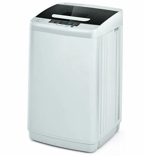 8.8 lbs Portable Full-Automatic Laundry Washing Machine with Drain Pump