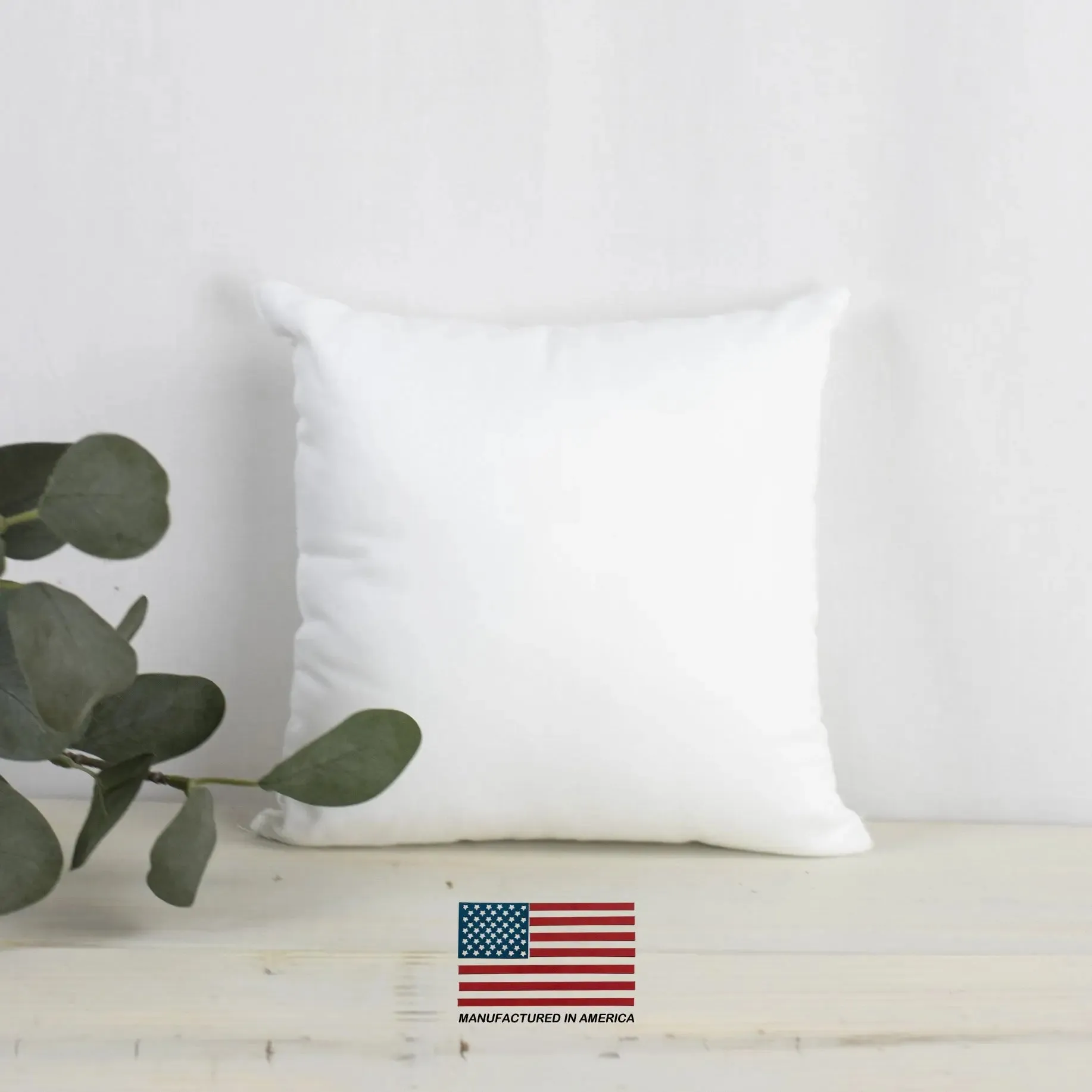 8x8 | Indoor Outdoor Hypoallergenic Polyester Pillow Insert | Quality Insert | Pillow Inners | Throw Pillow Insert | Square Pillow Inserts