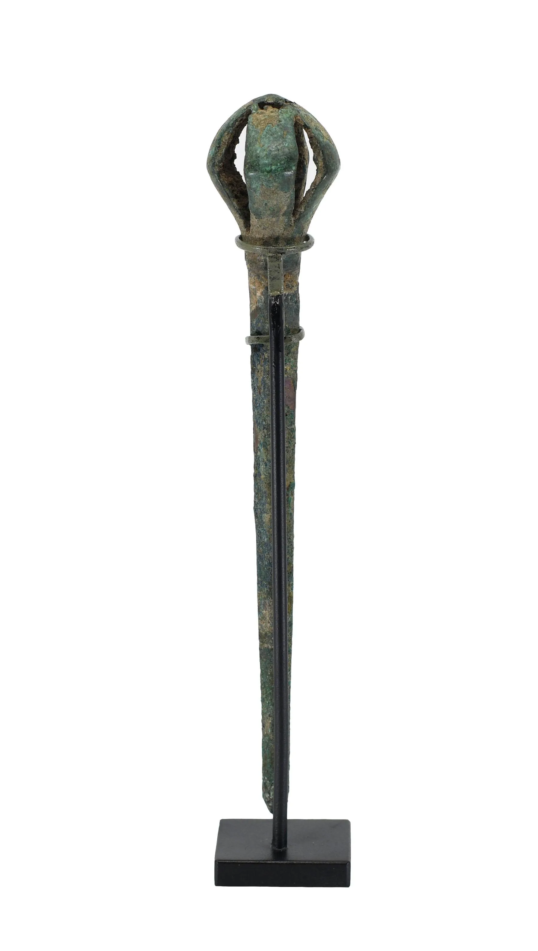 A Luristan Bronze Pin with Open Cage Head, ca. 1200 - 800 BCE