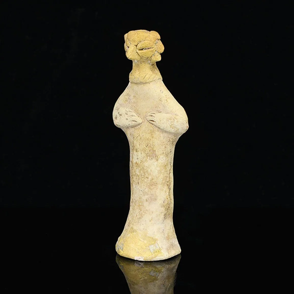 A Syro-Hittite Terracotta Figurine of Asharte, ca. early second millennium BCE