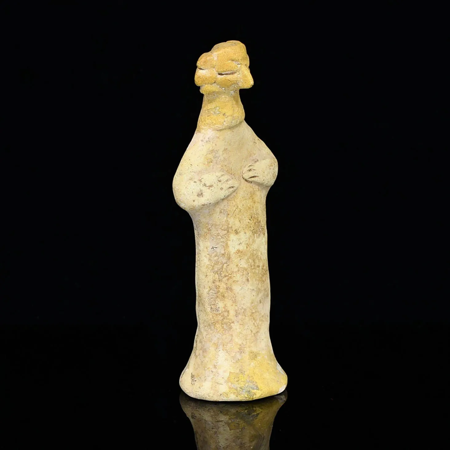 A Syro-Hittite Terracotta Figurine of Asharte, ca. early second millennium BCE