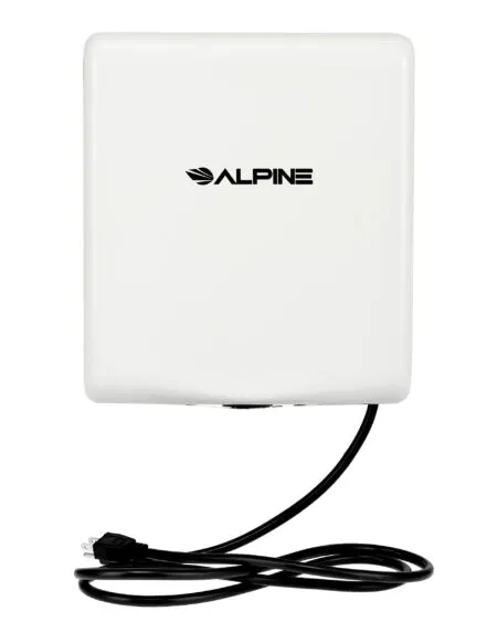 Alpine ALP405-10-WHI Willow High Speed Commercial Hand Dryer, 120V, Stainless Steel