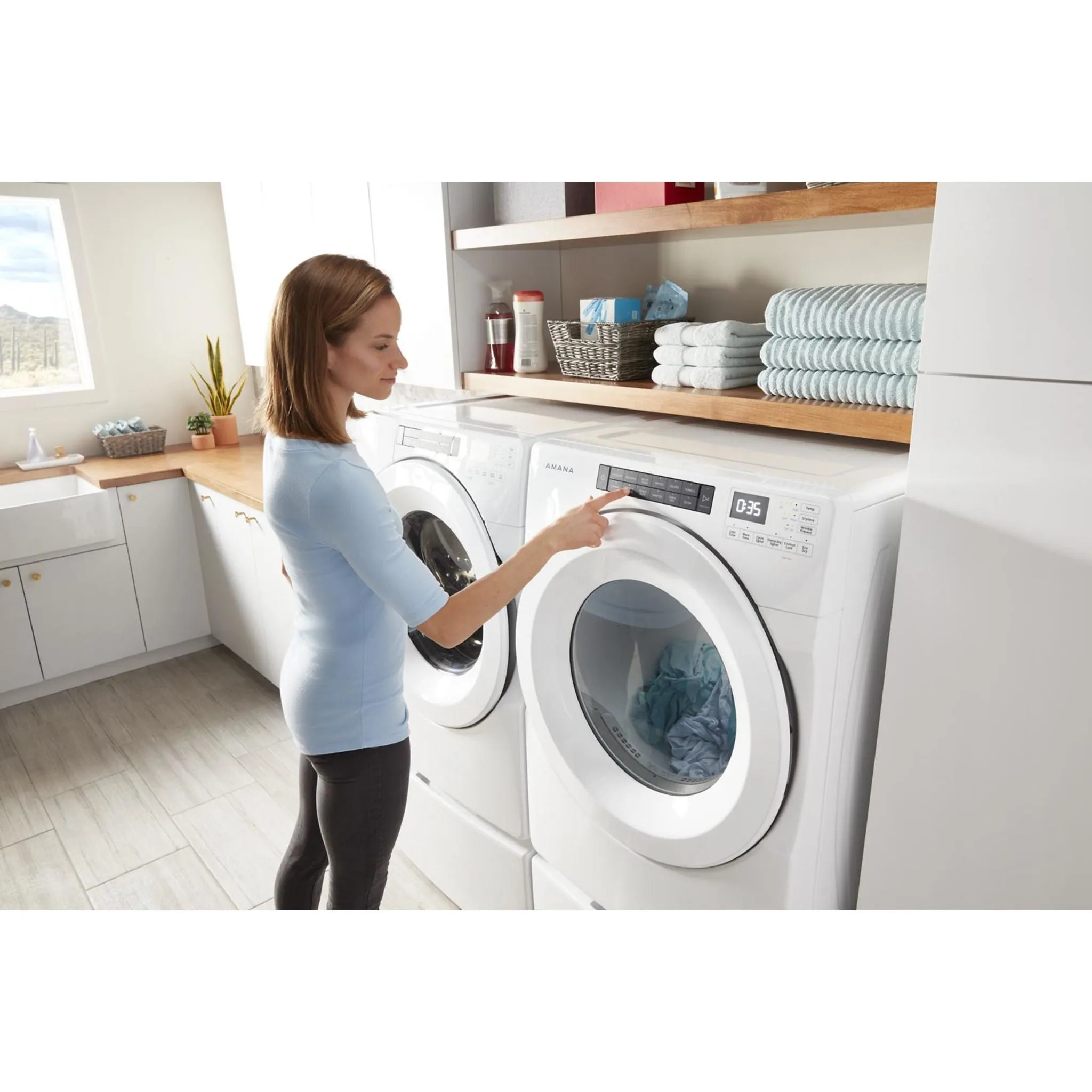 Amana Gas Dryer (NGD5800HW) - White