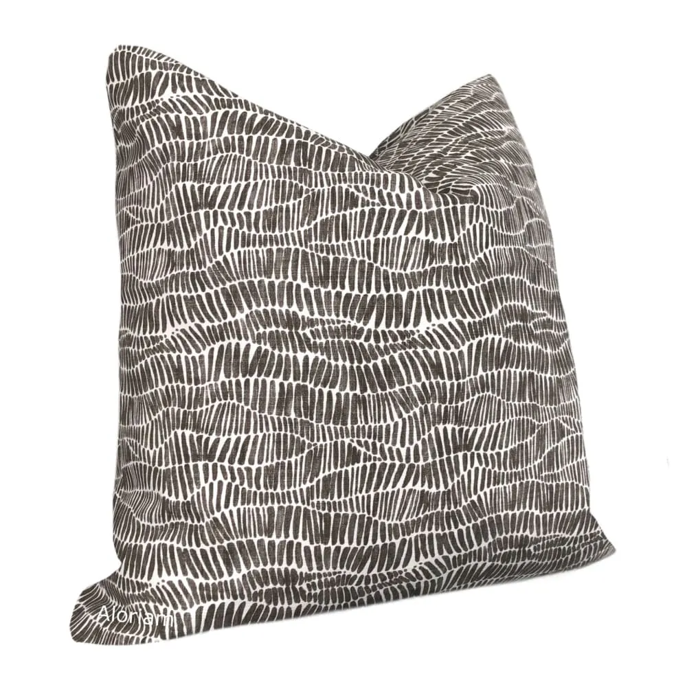 Anouk Black White Abstract Pillow Cover