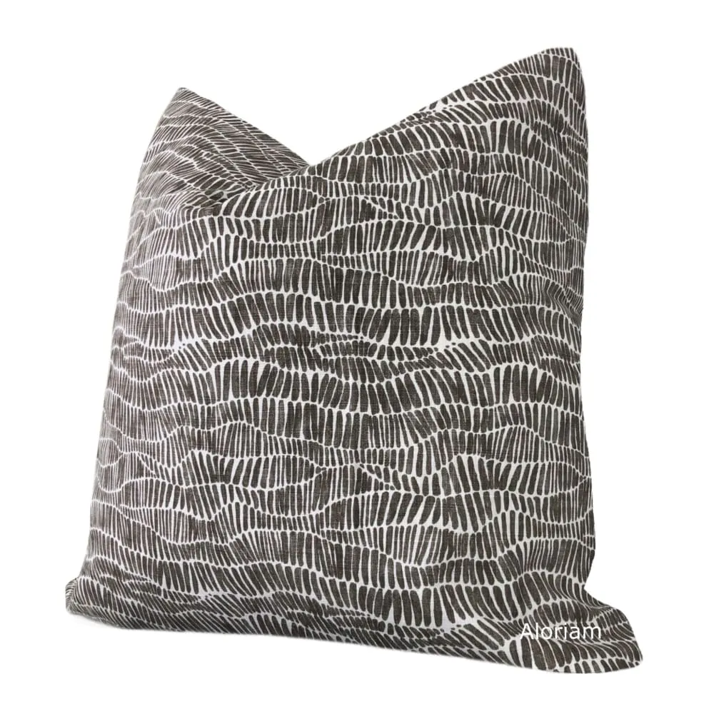 Anouk Black White Abstract Pillow Cover