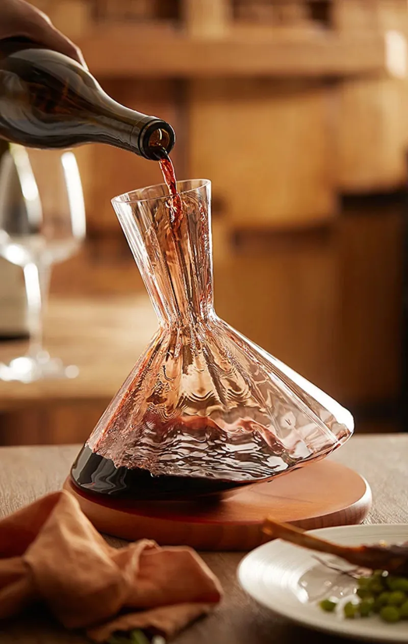 Aura 350 Rotating Glass Decanter