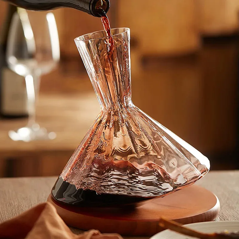 Aura 350 Rotating Glass Decanter