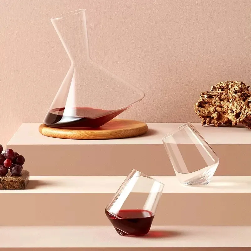 Aura 350 Rotating Glass Decanter