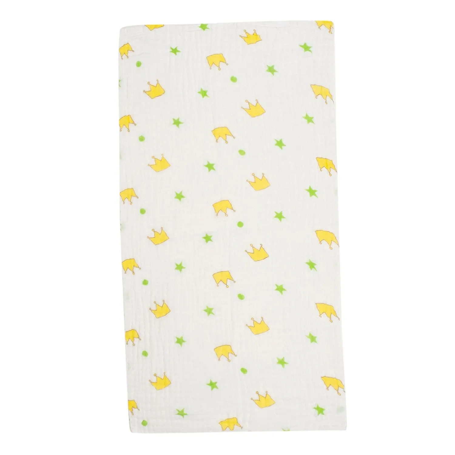 Baby Moo Crown 100% Cotton Ultra Soft Eco Friendly Absorbent Towel - White