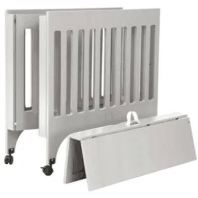 Babyletto Grayson Mini Crib in Grey with Pad