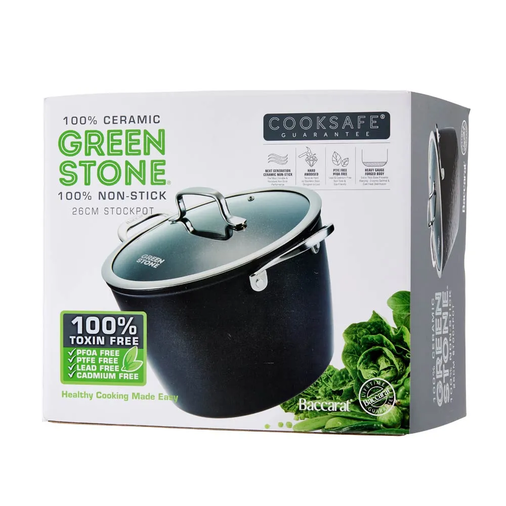 Baccarat GREEN STONE Stockpot 26cm/8L