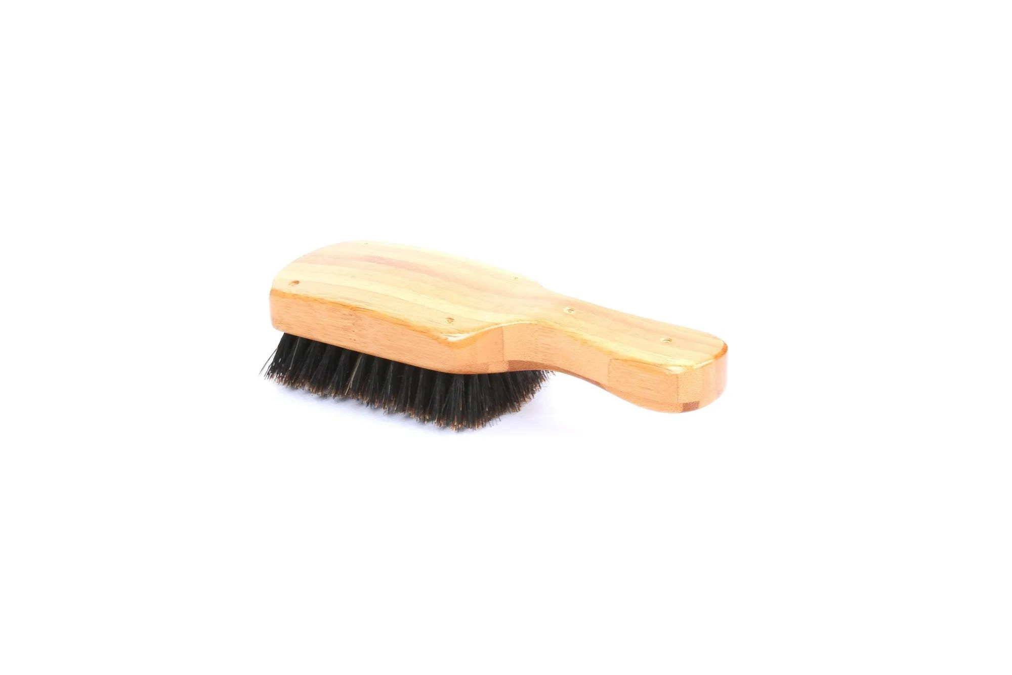 Bass Brushes Classic Men's Club 100% Soft Natural Boar Bristles Dark Bamboo Handle 1 Brush