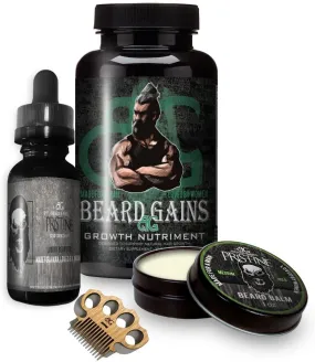 Beard Growth Kit - Grow a Thicker, Fuller, and Healthier Beard