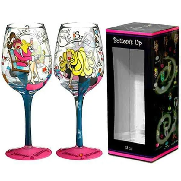 Because Im Worth It Wine Glass