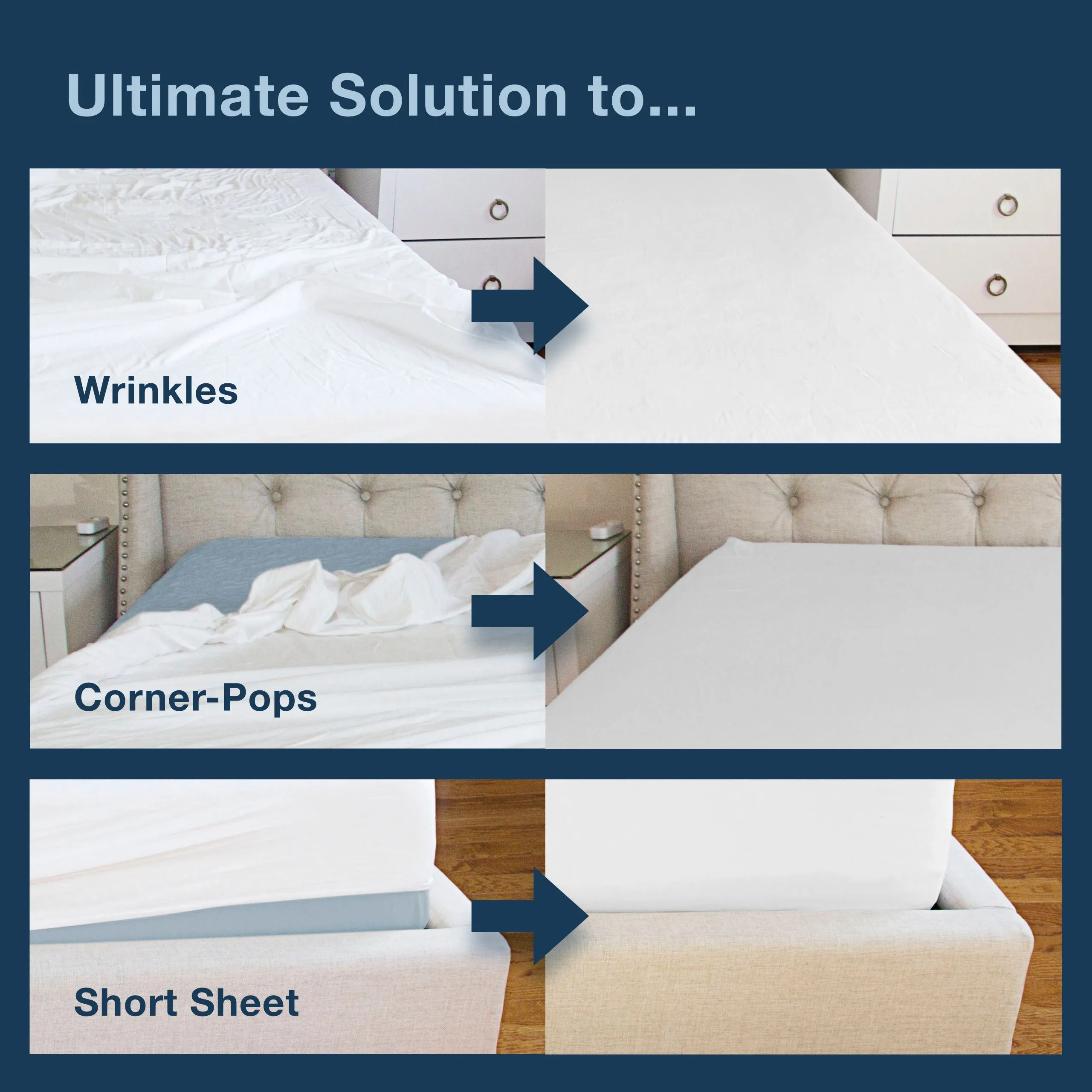 Bed Scrunchie®  360-Degree Bed Sheet Holder   Tightener