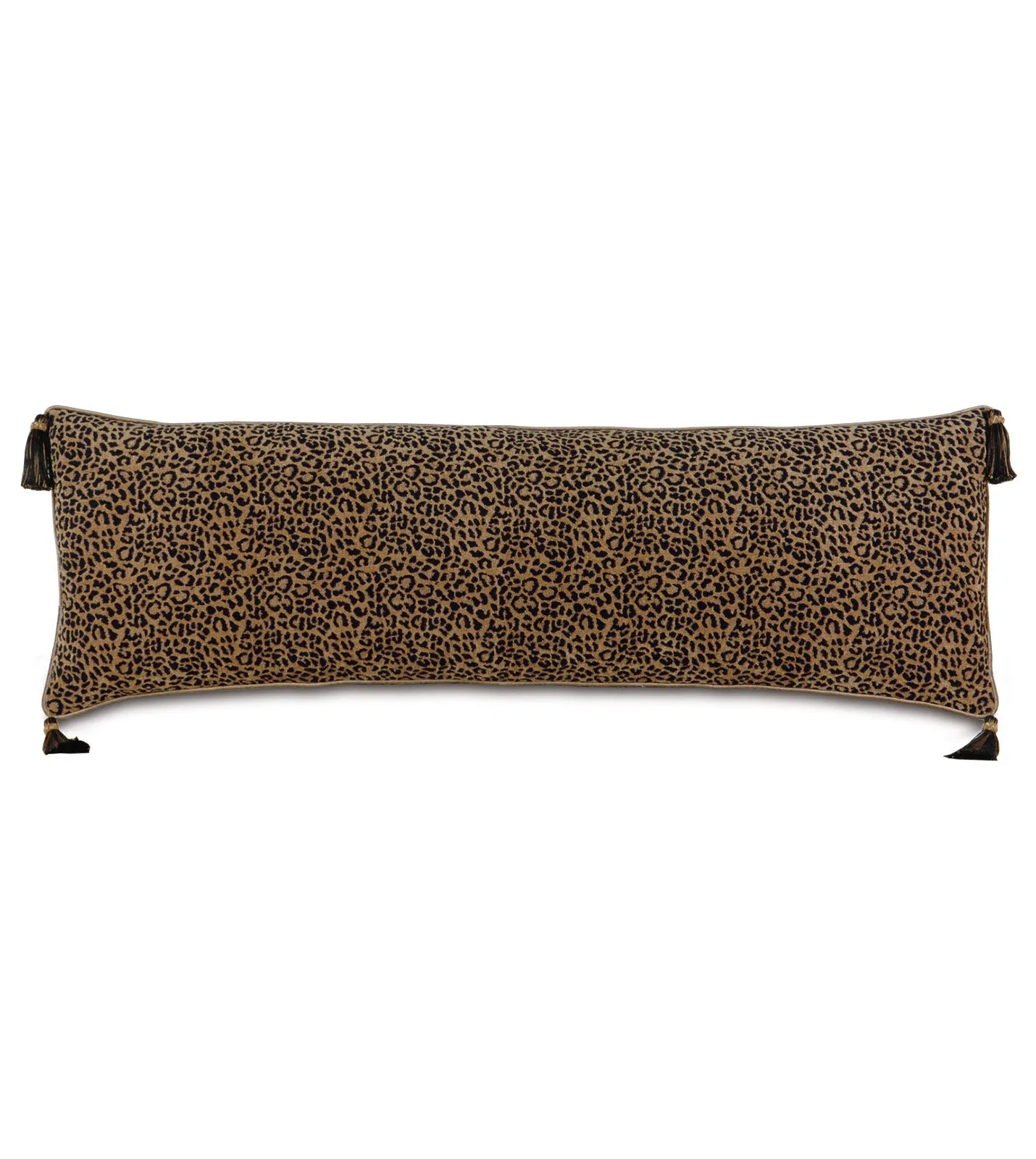 Black & Gold Leopard Queen Grand Sham 20x60