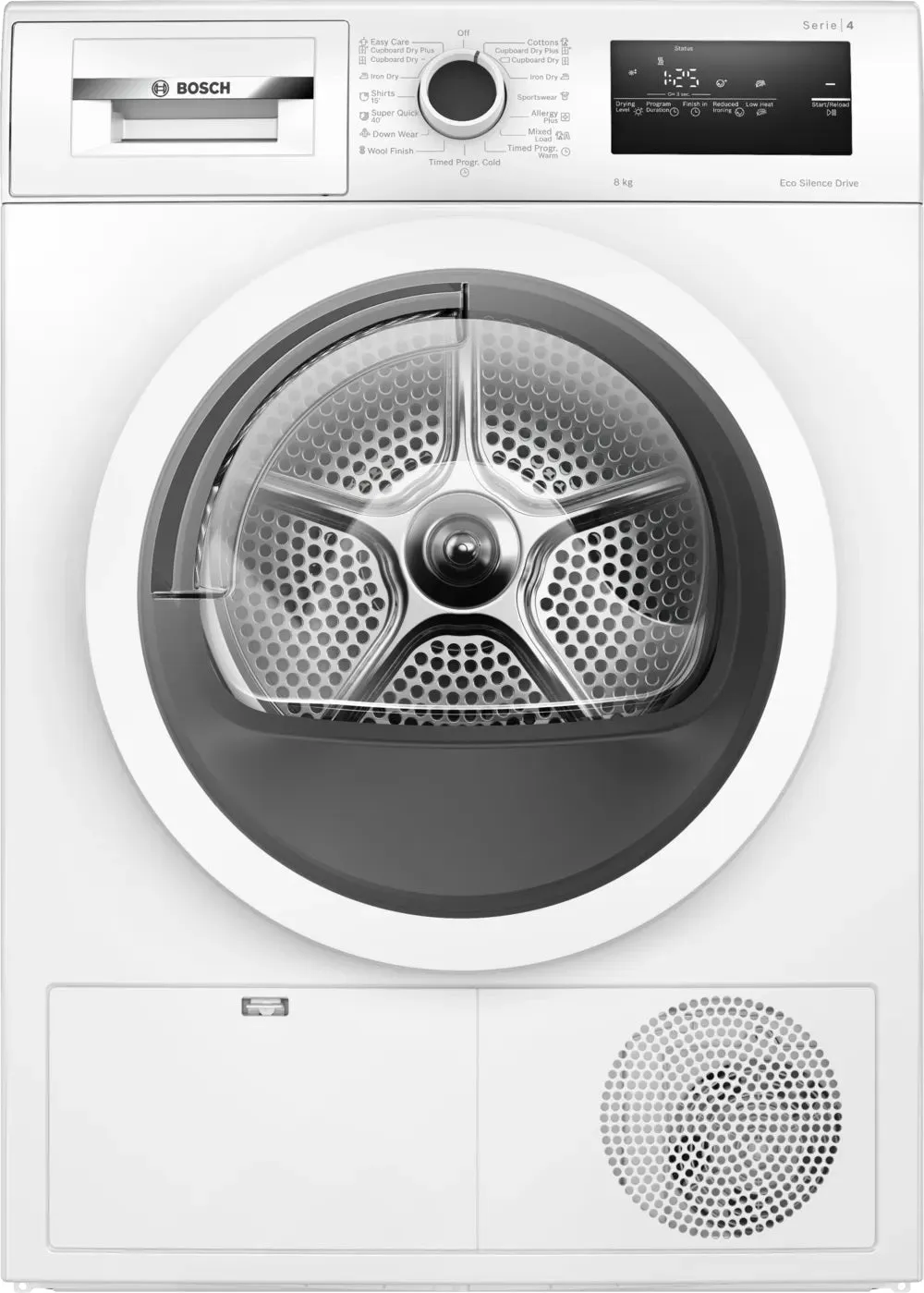 Bosch Condenser Dryer 8 Kg Front Loading 17 Programs Series 4 White