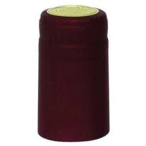 Burgundy PVC Capsules - 62 ct.