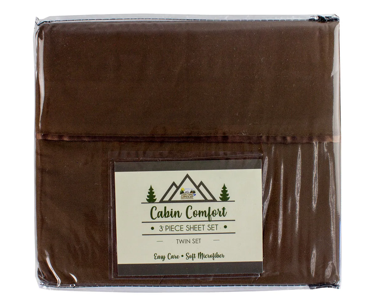 Cabin Comfort Twin Sheet Set