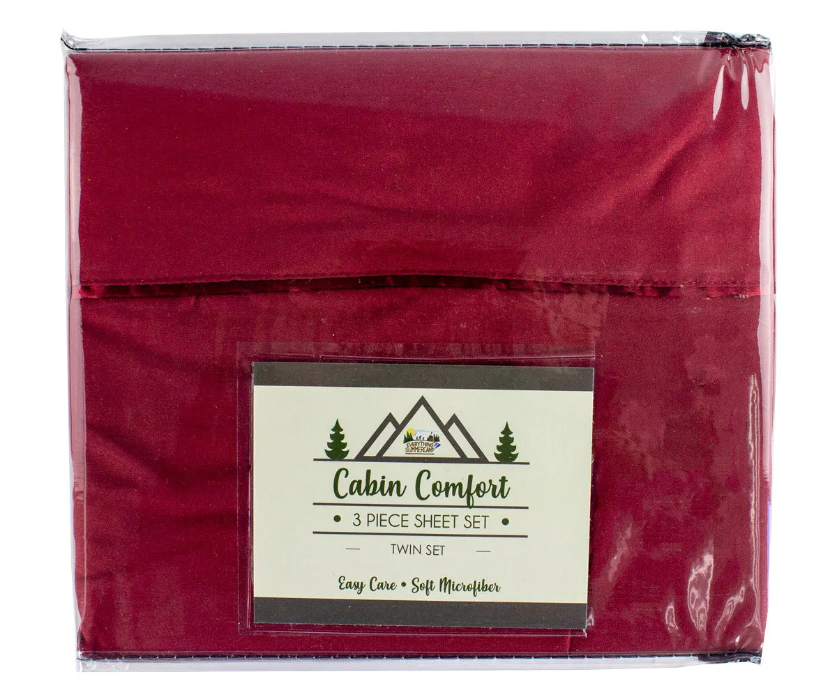 Cabin Comfort Twin Sheet Set