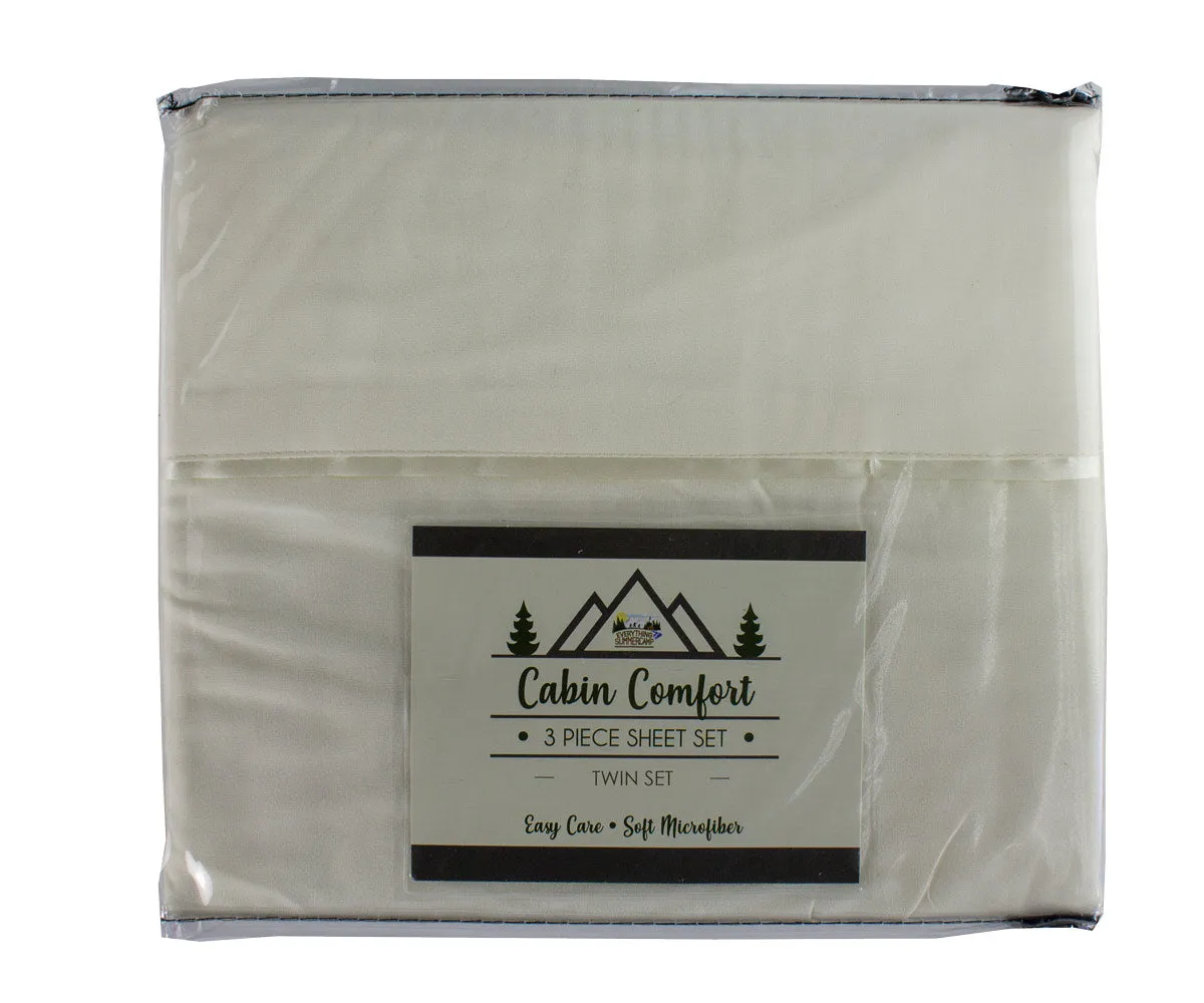 Cabin Comfort Twin Sheet Set