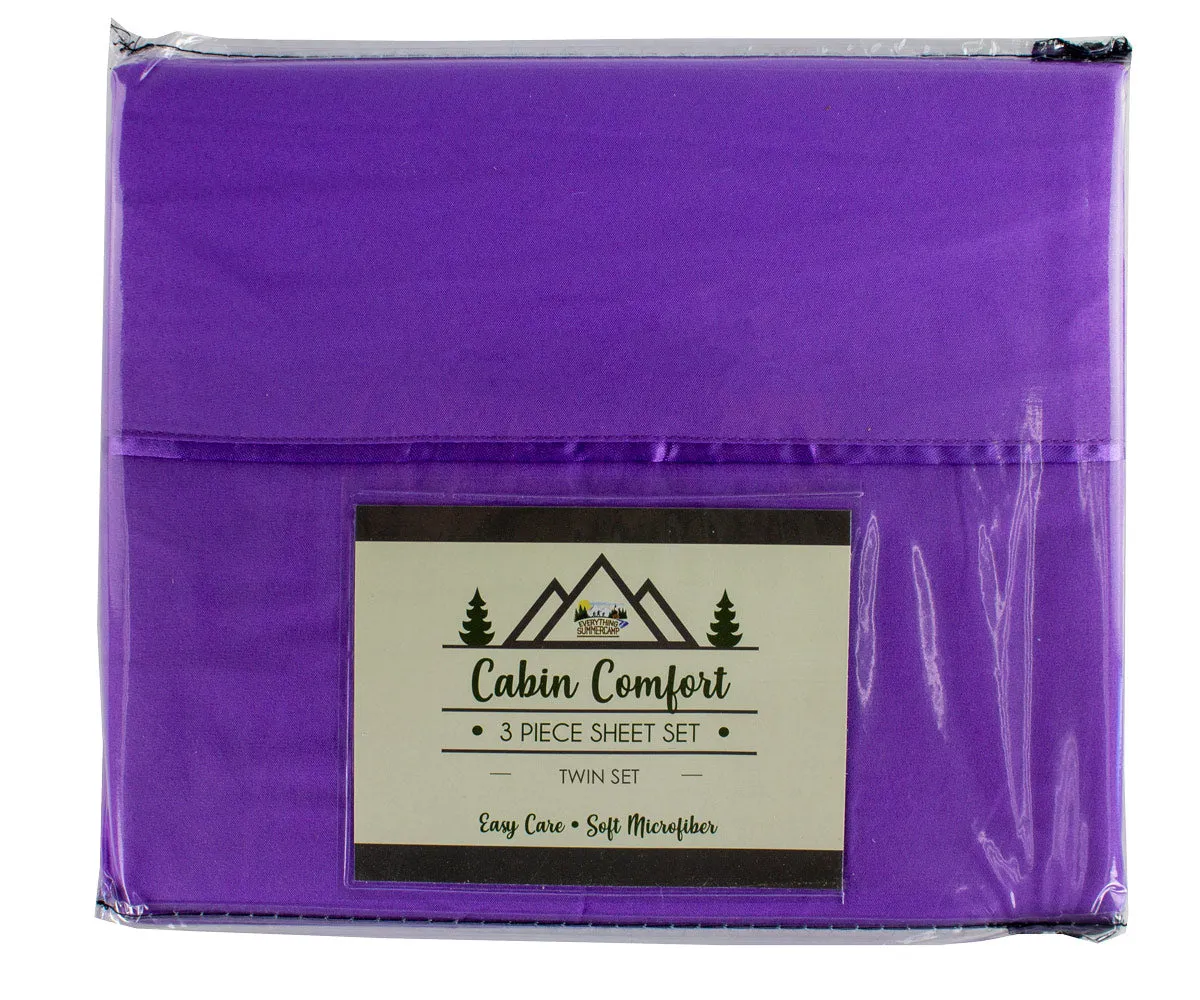 Cabin Comfort Twin Sheet Set