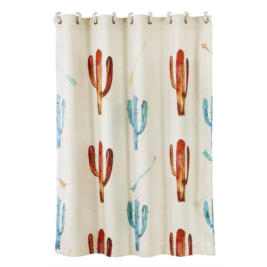 Cactus 8PC Bath Accessory and Cream Towel Set