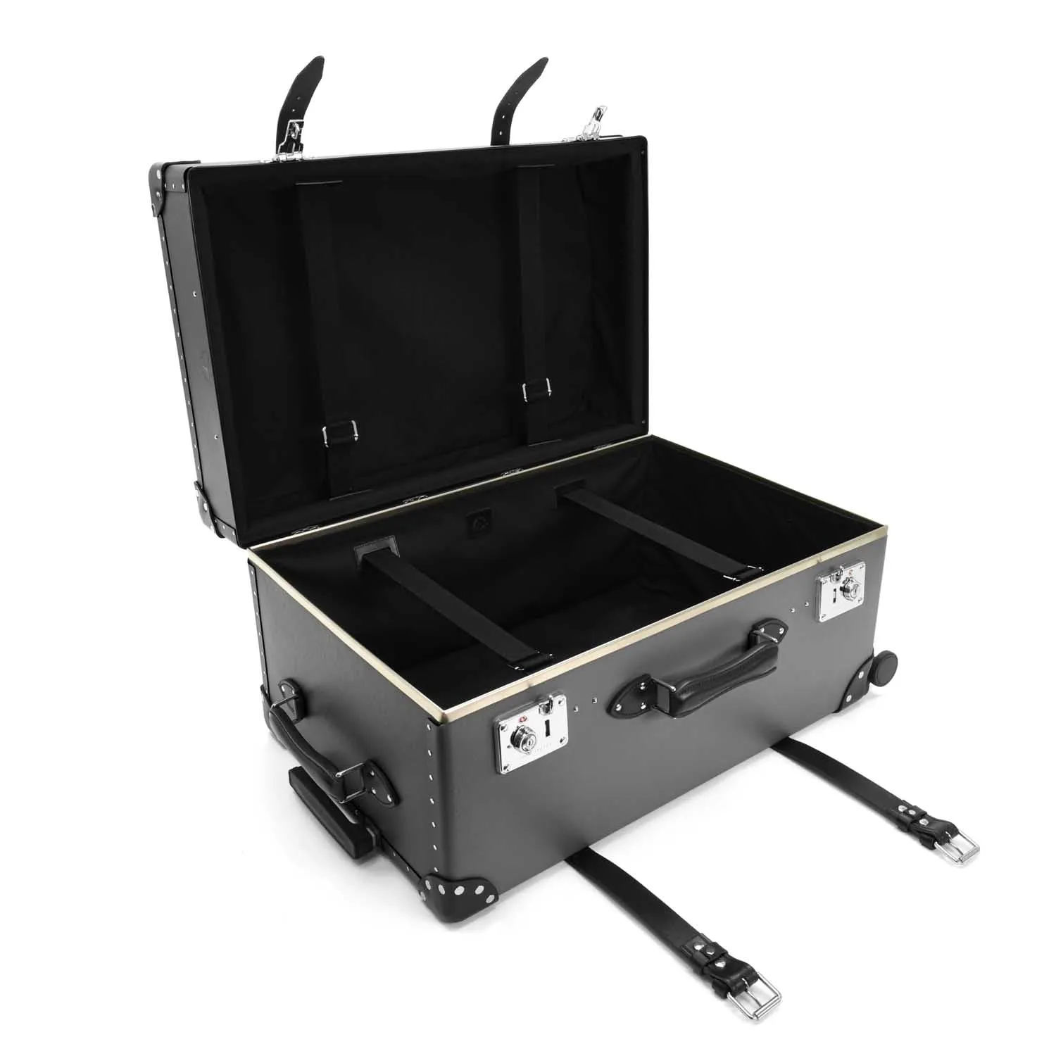 Centenary · XL Trunk - 4 Wheels | Charcoal/Black/Chrome