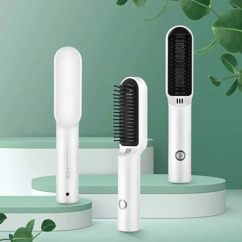 Ceramic Elegance: The Electric Hairbrush for Effortless Styling