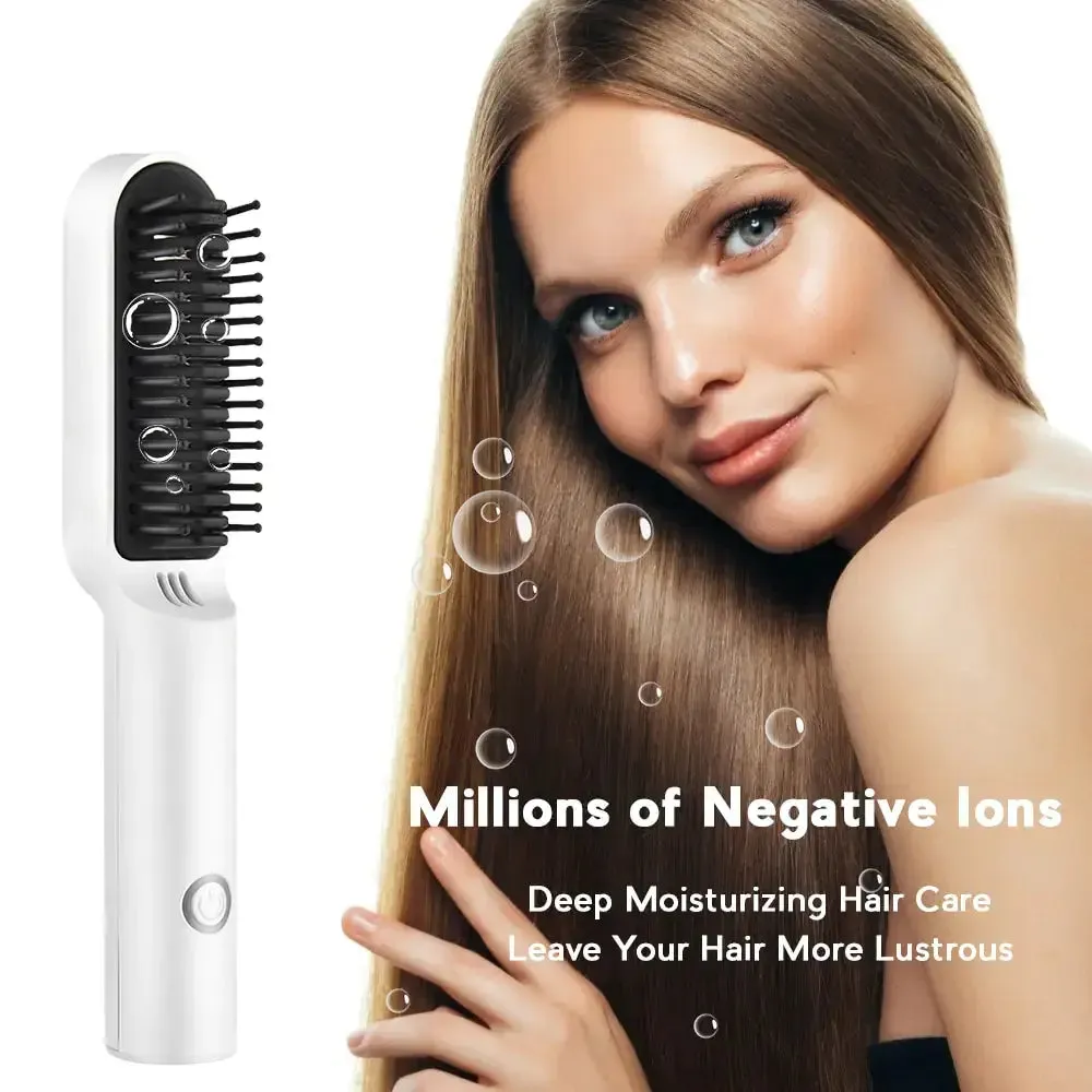 Ceramic Elegance: The Electric Hairbrush for Effortless Styling