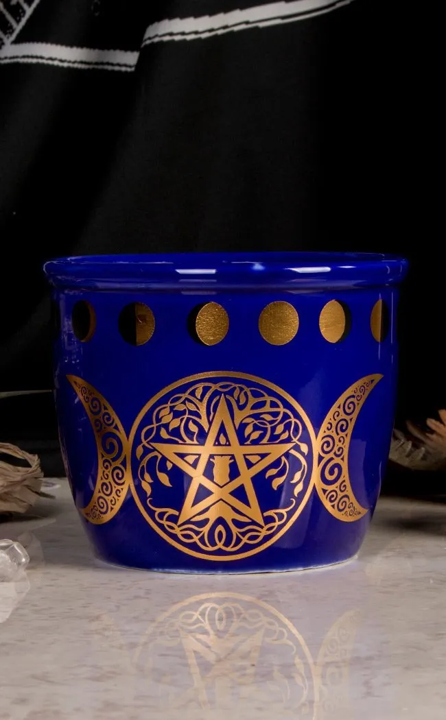 Ceramic Pentacle Smoke Cleansing Bowl