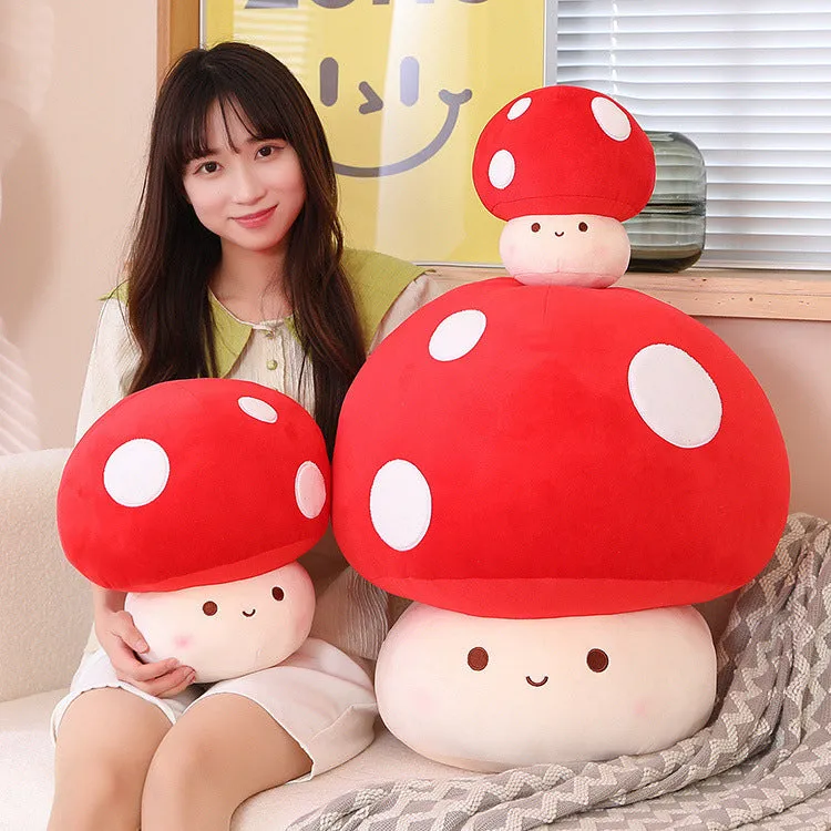 Children's Pillow With Mushroom Dolls