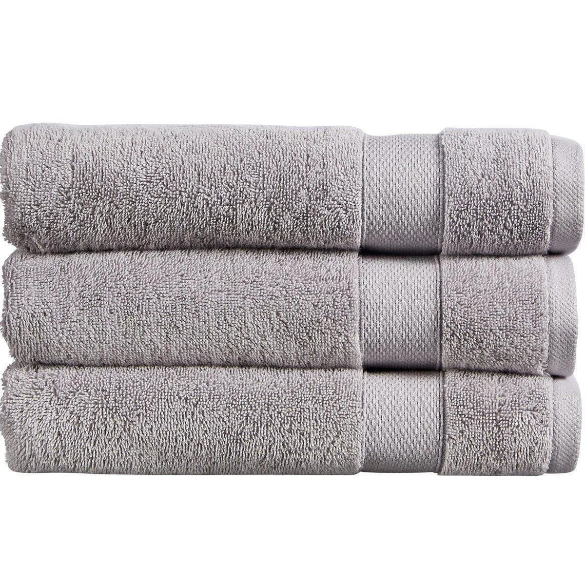 Christy Refresh Combed Cotton Towel - Dove Grey