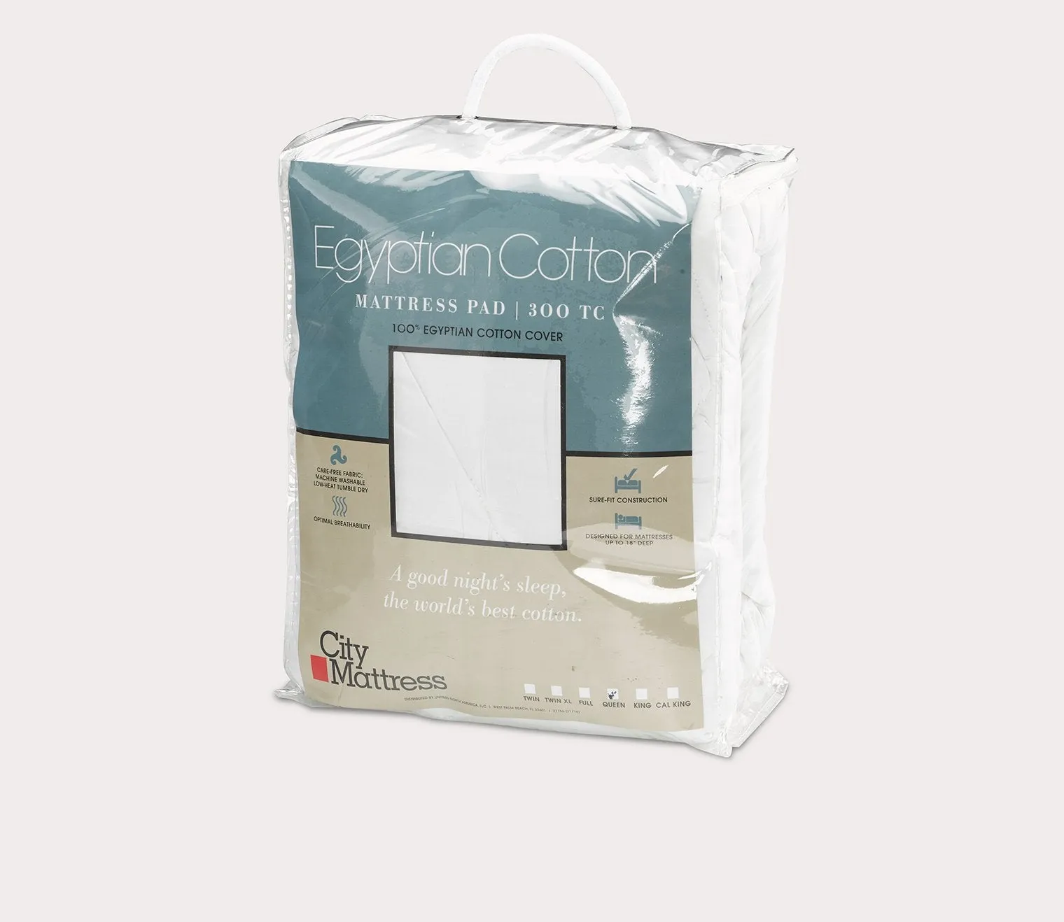 City Mattress Egyptian Cotton Mattress Pad