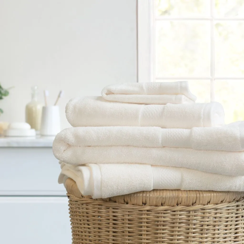 Classic Ivory Towel Spa Bundle (2 Wash   2 Hand   4 Bath Towels)