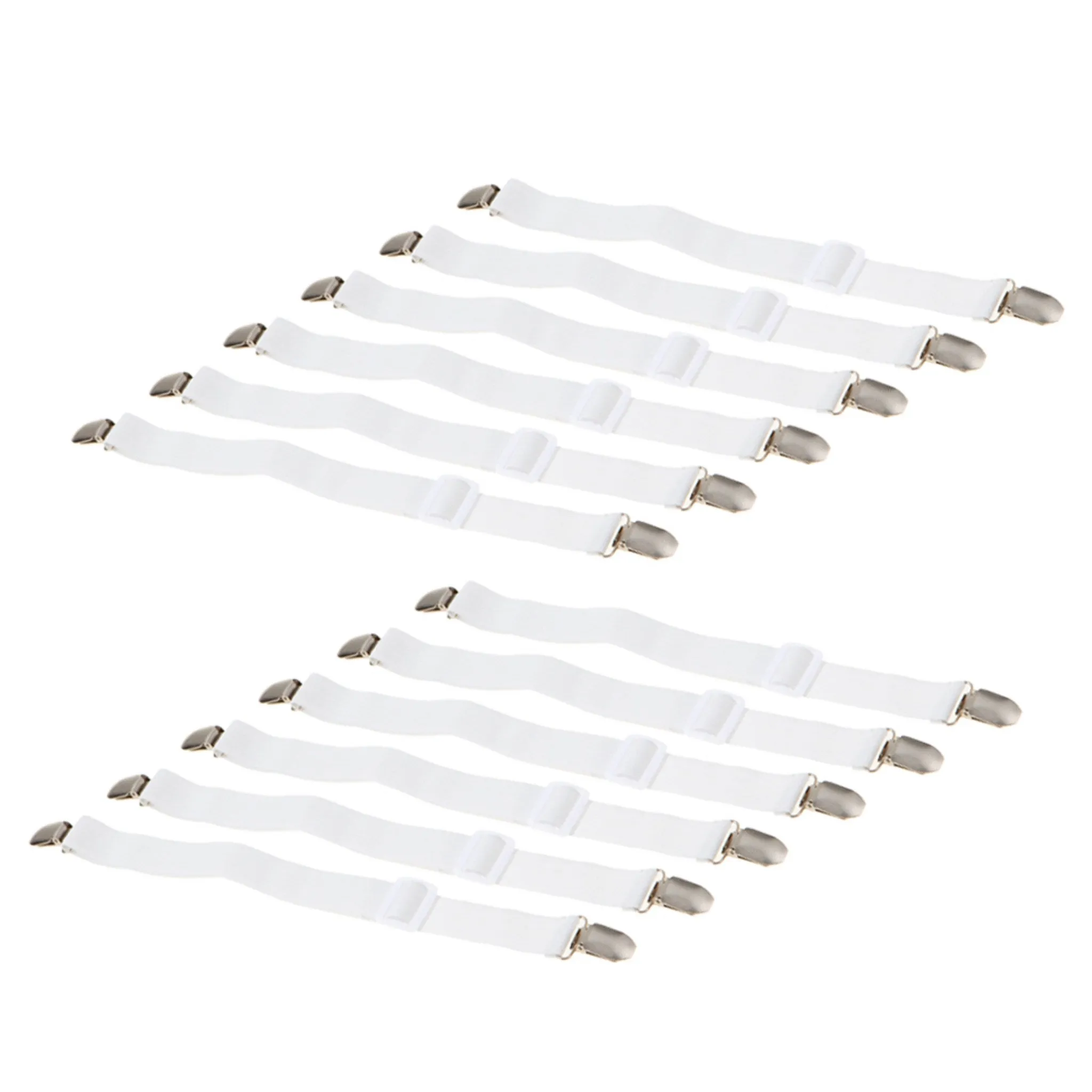 Comet Home Bed Sheet Clips, White, 12 pieces - 🏆 #67 - Home Décor - Best of December